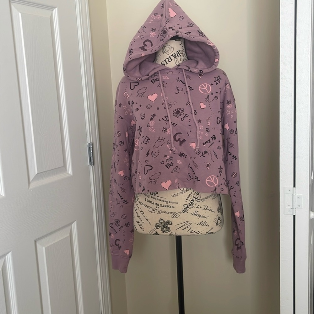 Purple with Graffiti like design